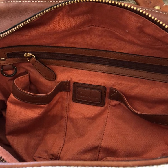 Cole Haan tweed and leather handbag - Picture 10 of 12